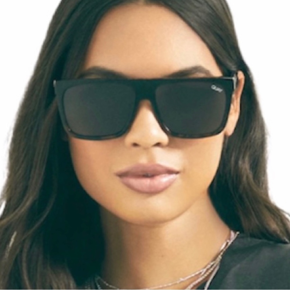 😎QUAY Frontrunner Sunnies Polarized Tortoise Black